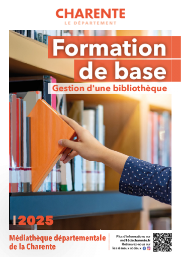 Médiathèque départementale de la Charente - catalogue formations 2025